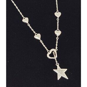 Granddaughter Shining Star Sterling Silver 925 Necklace